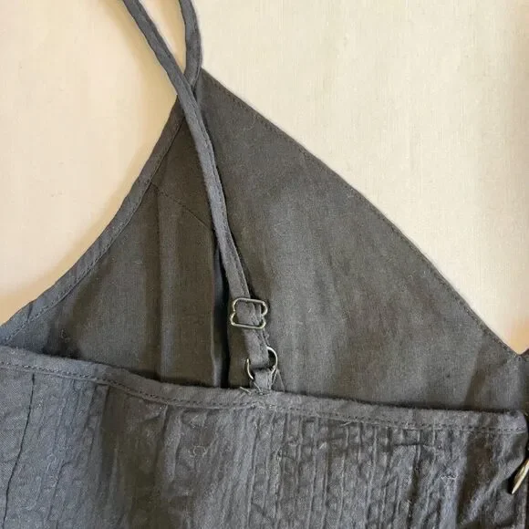 Elan The Aurora Dress Black Midi Dress w/Black over sweater vest Size S - Picture 8 of 16